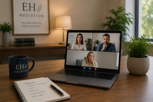 child access mediation Lewes online meeting.